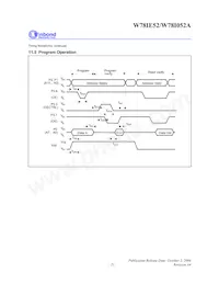 W78I052A24PL Datasheet Page 21