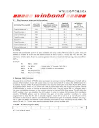 W78L052A24PL Datenblatt Seite 6