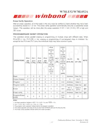 W78L052A24PL Datasheet Page 11