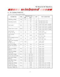 W78L052A24PL Datenblatt Seite 14