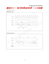 W78L052A24PL Datasheet Page 20