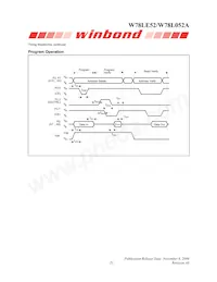 W78L052A24PL Datasheet Page 21