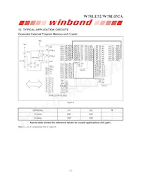 W78L052A24PL Datasheet Pagina 22