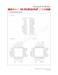 W78L052C24PL Datenblatt Seite 3