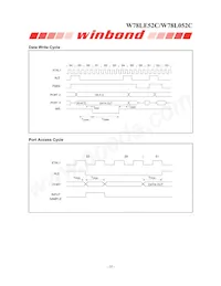 W78L052C24PL Datasheet Page 18