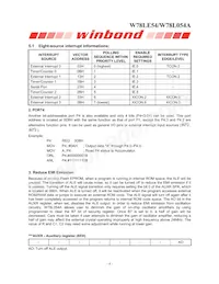 W78L054A24PL Datasheet Page 6