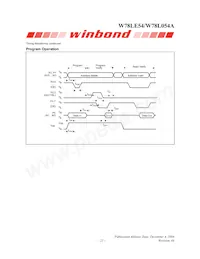 W78L054A24PL Datasheet Page 21