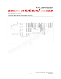 W78L054A24PL Datasheet Page 23