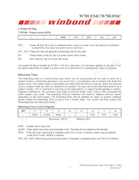 W78L054C24PL Datasheet Page 7