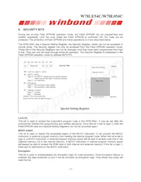 W78L054C24PL Datasheet Page 10