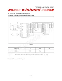 W78L054C24PL Datasheet Page 18