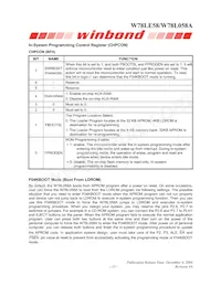 W78L058A24PL Datasheet Page 13