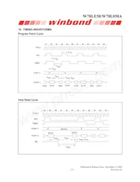 W78L058A24PL Datasheet Page 23