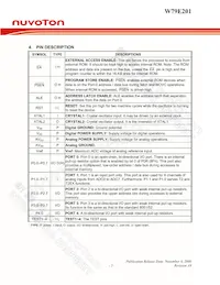 W79E201A16PL Datenblatt Seite 5