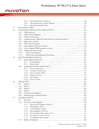 W79E217AFG數據表 頁面 2