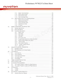 W79E217AFG數據表 頁面 3