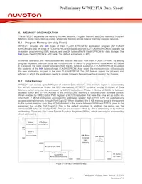 W79E217AFG Datasheet Page 13