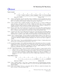 W79L532A25FL Datasheet Page 21