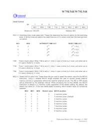 W79L548A25PL Datasheet Page 15