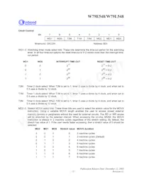 W79L548A25PL Datasheet Pagina 15