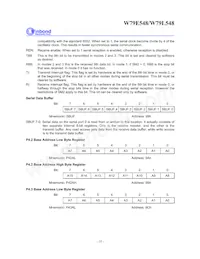 W79L548A25PL Datasheet Page 18