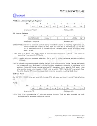 W79L548A25PL Datasheet Pagina 19