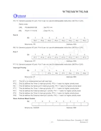 W79L548A25PL Datasheet Page 23