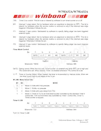 W79L632A25DL Datasheet Page 11