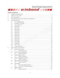 W83L951DG Datasheet Page 3