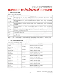 W83L951DG Datasheet Page 11