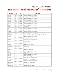 W83L951DG Datasheet Page 13