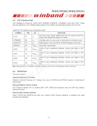 W83L951DG Datasheet Page 20