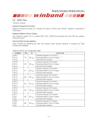 W83L951DG Datasheet Page 22