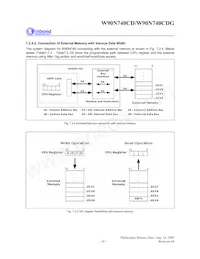 W90N740CDG Datasheet Page 22