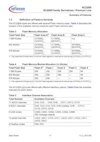 XC2269I136F128LAAKXUMA1 Datasheet Page 11