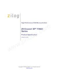 Z8F0113SB005SC數據表 封面