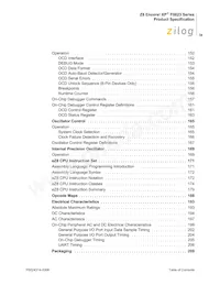 Z8F0113SB005SC Datasheet Page 9