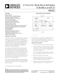 AD5320BRT-R2 Datasheet Cover