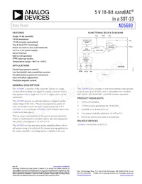 AD5680BCPZ-1RL7 Datasheet Cover