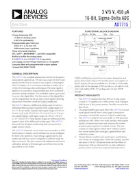 AD7715ACHIPS-5 Datasheet Cover