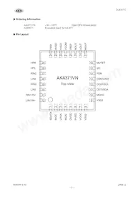 AK4371VN Datasheet Page 3