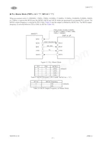 AK4371VN Datasheet Page 21