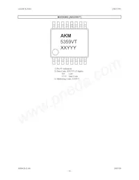 AK5359ET 데이터 시트 페이지 16