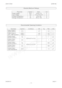 AK9813BF Datenblatt Seite 14