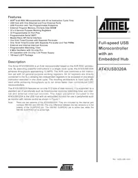 AT43USB320A-AC Datasheet Cover