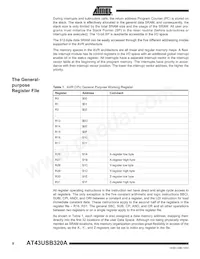 AT43USB320A-AC數據表 頁面 8