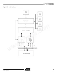 AT43USB325E-AU Datasheet Page 19