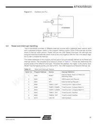 AT43USB325E-AU Datasheet Page 21