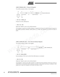 AT43USB370E-AC Datasheet Page 20