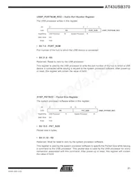 AT43USB370E-AC Datasheet Page 21